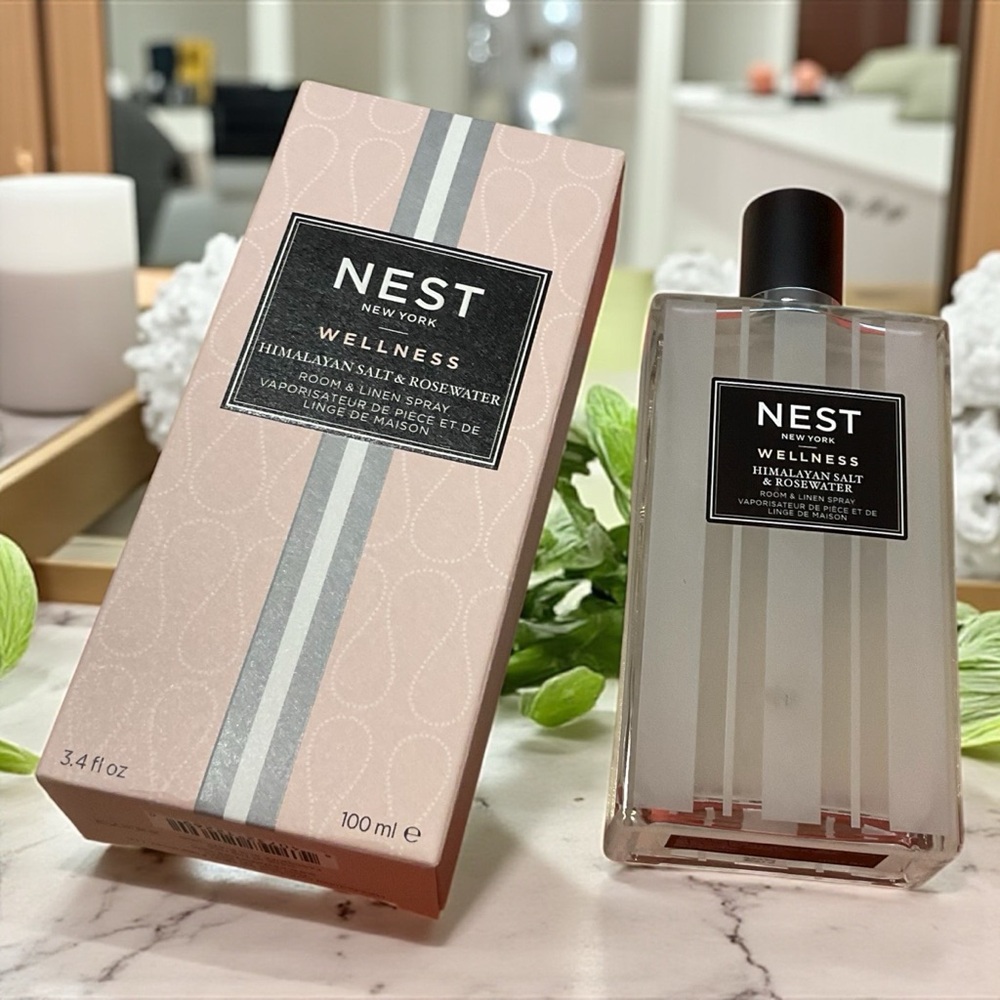 Nest Wellness Himalayan Salt & Rosewater 🌹 Room & Linen Spray 100 ml.